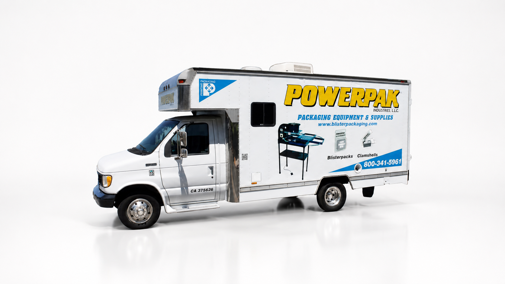 Powerpak Industries packaging equipment and supplies truck